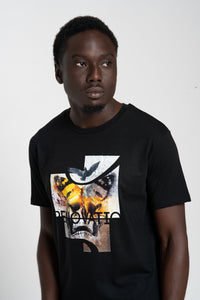 Rebirth Print T-Shirt - Black